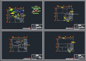نقشه های اجرایی جزئیات سیستم تخلیه هوا در ساختمان 5 طبقه