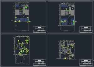 نقشه اجرایی کانال کشی فشار مثبت و تخلیه هوا در ساختمان 6 طبقه